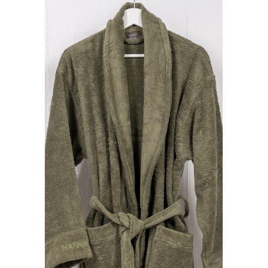 Naf Naf Bonjour Bathrobes - Olive Green Naf Naf Bonjour Bathrobes - Olive Green