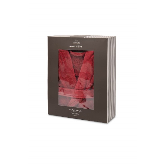 Naf Naf Bonjour Bathrobes - Deep Red Naf Naf Bonjour Bathrobes - Deep Red