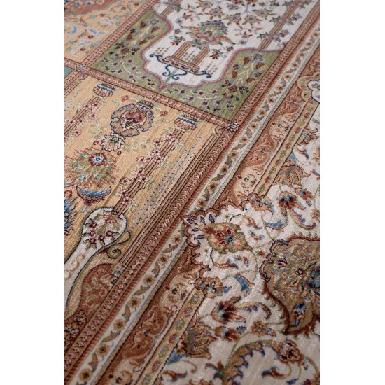 Classic machine carpet BIOKARPET Qum 2092Q - Cream Cream