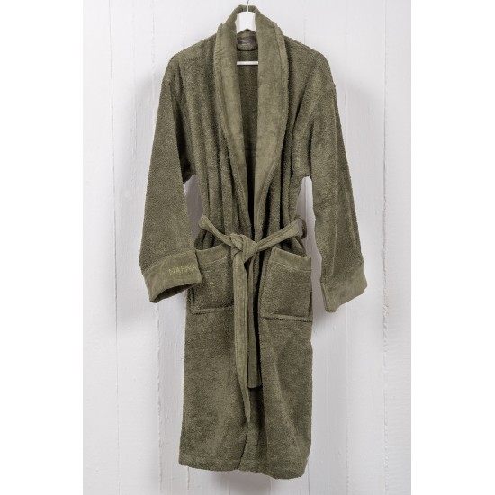 Naf Naf Bonjour Bathrobes - Olive Green Naf Naf Bonjour Bathrobes - Olive Green