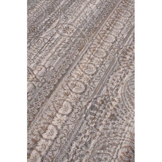 MODERN CARPET BIOKARPET Cresset Flo 6004A - Sl Grey P Gold