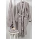 Naf Naf Bonjour Bathrobes - Lt Grey Naf Naf Bonjour Bathrobes - Lt Grey