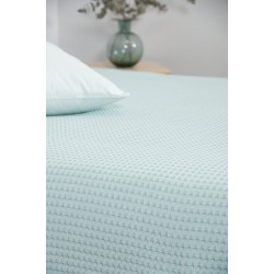 BLANKET PIQUE NAF NAF Cotton Waffle Pique Mint