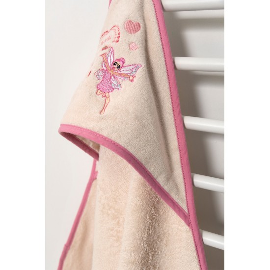 BIOKARPET Naf Naf Little Fairies 303 - Pink Cream Baby bathrobe
