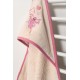 ΒΙΟΚΑΡΠΕΤ Naf Naf Little Fairies 303 - Pink Cream βρεφικό μπουρνούζι