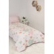 BIOKARPET Naf Naf Hearts 352 - White Pink Bedspread
