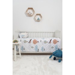 BIOKARPET Naf Naf Little Ballons 305 - White Grey Blanket