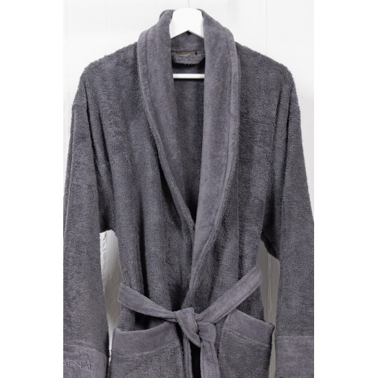 Naf Naf Bonjour Bathrobes - Dk Grey Naf Naf Bonjour Bathrobes - Dk Grey