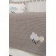 BIOKARPET Naf Naf Little Ballons 305 - White Grey baby pique bedspread