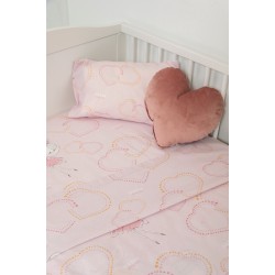 BIOKARPET Naf Naf Little Fairies 303 - Pink set sheets