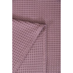 BLANKET PIQUE NAF NAF Cotton Waffle Pique Purple