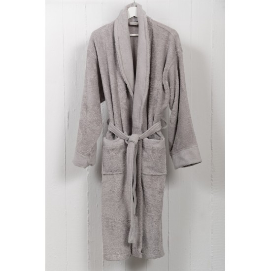 Naf Naf Bonjour Bathrobes - Lt Grey Naf Naf Bonjour Bathrobes - Lt Grey