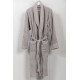 Naf Naf Bonjour Bathrobes - Lt Grey Naf Naf Bonjour Bathrobes - Lt Grey