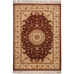 ΚΛΑΣΙΚΟ ΧΑΛΙ BIOKARPET ISFAHAN-2438A-Red-Cream ΚΛΑΣΙΚΟ ΧΑΛΙ BIOKARPET ISFAHAN-2438A-Red-Cream