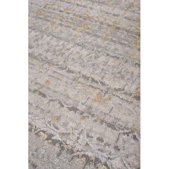 MODERN CARPET BIOKARPET Gossip 7977A S Grey P Gold