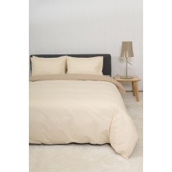 Set Duvet Cover Biokarpet HOME VIEW Ecru Beige
