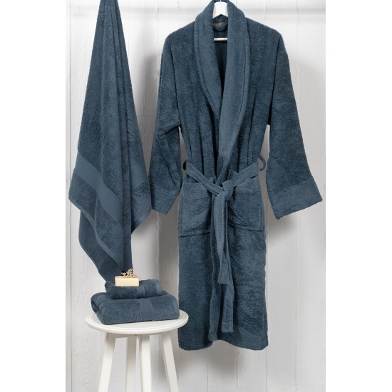 Naf Naf Bonjour Bathrobes - Orion Blue Naf Naf Bonjour Bathrobes - Orion Blue