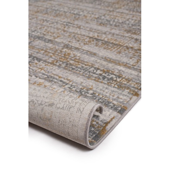 MODERN CARPET BIOKARPET Gossip 7977A S Grey P Gold