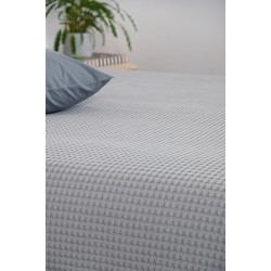 BLANKET PIQUE NAF NAF Cotton Waffle Pique Grey