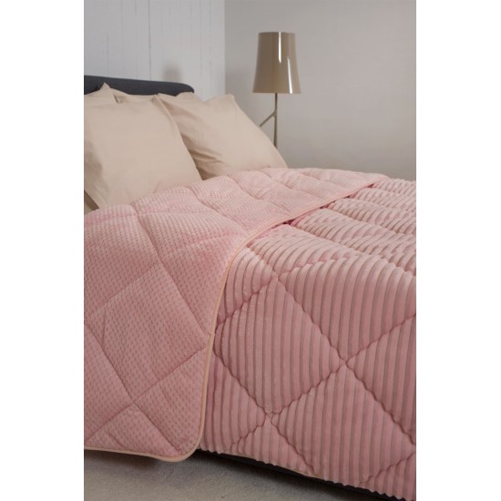 Κουβερτοπάπλωμα NAF NAF PREMIUM FURY BLANKET Light Pink