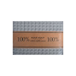 BLANKET PIQUE NAF NAF Cotton Waffle Pique Grey