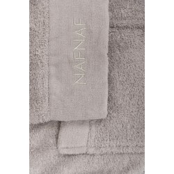 Naf Naf Bonjour Bathrobes - Lt Grey Naf Naf Bonjour Bathrobes - Lt Grey