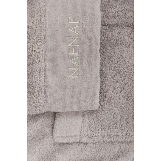 Naf Naf Bonjour Bathrobes - Lt Grey Naf Naf Bonjour Bathrobes - Lt Grey