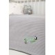 BIOKARPET Naf Naf Little Zoo 301 - White Baby pique blanket