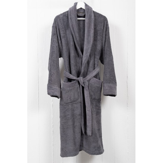 Naf Naf Bonjour Bathrobes - Dk Grey Naf Naf Bonjour Bathrobes - Dk Grey