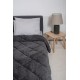 Κουβερτοπάπλωμα NAF NAF PREMIUM FURY BLANKET Dark Grey