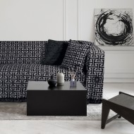 GREENWICH POLO CLUB SOFA THROW 180Χ250 3901 GRAY, BLACK