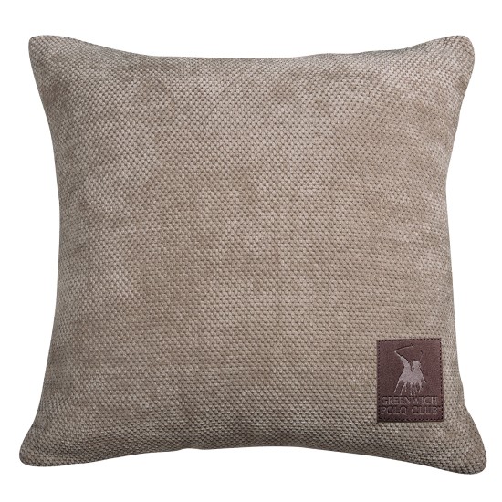 GREENWICH POLO CLUB FIGURE CUSHION 42Χ42 2759