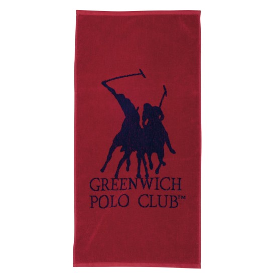 GREENWICH POLO CLUB ΠΕΤΣΕΤΑ ΓΥΜΝΑΣΤΗΡΙΟΥ 45X90 3032 ΚΟΚΚΙΝΟ, ΜΠΛΕ