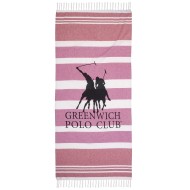 GREENWICH POLO CLUB TOWEL-PAREO 80Χ170 3842 RED