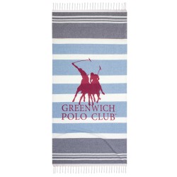 GREENWICH POLO CLUB TOWEL-PAREO 80Χ170 3843 GRAY,PINK
