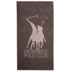 GREENWICH POLO CLUB BEACH TOWEL 90Χ170 3786 BROWN GREENWICH POLO CLUB BEACH TOWEL 90Χ170 3786 BROWN