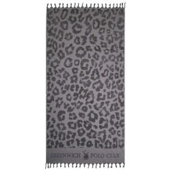 GREENWICH POLO CLUB BEACH TOWEL 90Χ170 3836 GREY GREENWICH POLO CLUB BEACH TOWEL 90Χ170 3836 GREY