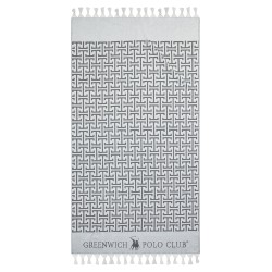 GREENWICH POLO CLUB TOWEL - PAREO  90Χ170 3838 BLACK, TWINE