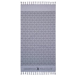 GREENWICH POLO CLUB TOWEL - PAREO 90Χ170 3839 GRAY, BLACK