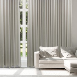 DAS HOME CURTAIN WITH RINGS 300Χ265 2221 GRAY DAS HOME CURTAIN WITH RINGS 300Χ265 2221 GRAY