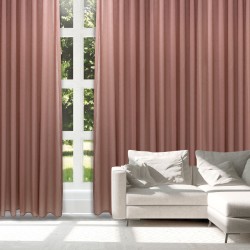 DAS HOME CURTAIN WITH RINGS 300Χ265 2223 POMEGRANATE DAS HOME CURTAIN WITH RINGS 300Χ265 2223 POMEGRANATE