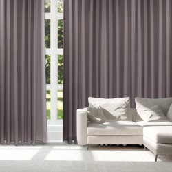 DAS HOME CURTAIN WITH RINGS 300Χ265 2224 PURPLE DAS HOME CURTAIN WITH RINGS 300Χ265 2224 PURPLE
