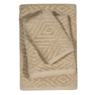 DAS HOME TOWEL SET OF 3 PIECES BEST 0662 BEIGE
