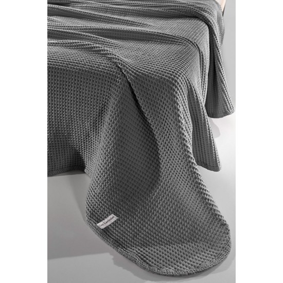 GUY LAROCHE ΚΟΥΒΕΡΤΑ ΠΙΚΕ ETERNITY ANTHRACITE 230X240 GUY LAROCHE ΚΟΥΒΕΡΤΑ ΠΙΚΕ ETERNITY ANTHRACITE 230X240
