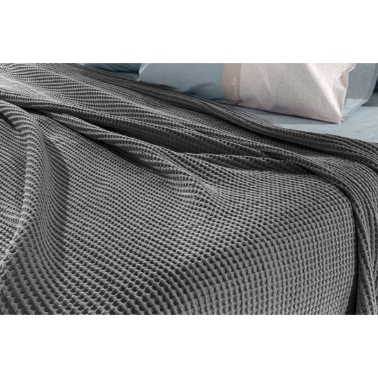 GUY LAROCHE ΚΟΥΒΕΡΤΑ ΠΙΚΕ ETERNITY ANTHRACITE 230X240 GUY LAROCHE ΚΟΥΒΕΡΤΑ ΠΙΚΕ ETERNITY ANTHRACITE 230X240