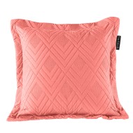 GUY LAROCHE SET BEDSPREAD CURVES CORAL 220X240 SET 2 PCS WITH DECORATIVE PILLOW