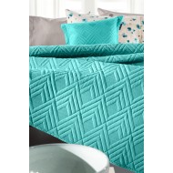 GUY LAROCHE ΣΕΤ ΚΟΥΒΕΡΛΙ CURVES PETROL 220X240 ΣΕΤ 2 ΤΜΧ ΜΕ ΜΑΞΙΛΑΡΑΚΙ ΔΙΑΚΟΣΜΗΤΙΚΟ