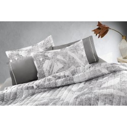 GUY LAROCHE SET PILLOW CASES GRAFFITY ANTHRACITE 50X70 OXFORD 