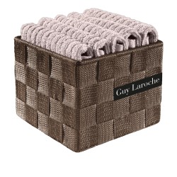 GUY LAROCHE SET TOWELS BE MY GUEST 6PCS (5+1) PERLA