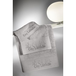 GUY LAROCHE TOWELS PANDORA SILVER SET 3 PCS (30Χ50-50Χ90-70Χ140) GUY LAROCHE TOWELS PANDORA SILVER SET 3 PCS (30Χ50-50Χ90-70Χ140)